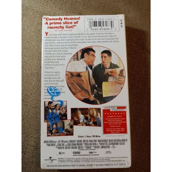 "American Pie" Special Edition on VHS - Factory Sealed (0580) - Picture 2 of 2